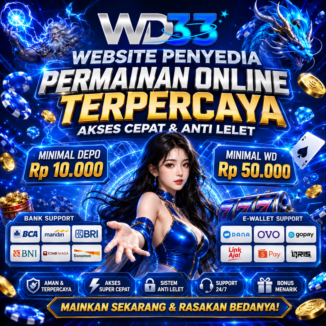 WD33: Website Penyedia Permainan Online Terpercaya dengan Akses Cepat dan Anti Lelet